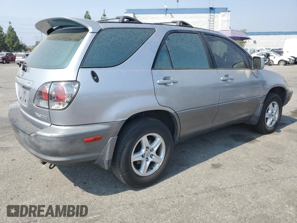 2001 Lexus RX 300 with VIN JTJGF10U110106266, listed as a Copart auction lot 71584334 with 245,561 mi miles and Salvage Title. Bid and sale history available at carsss.com. Image 3.