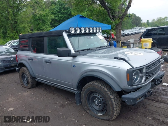 2022 Ford Bronco with VIN 1FMDE5BH4NLA78737, listed as a IAAI auction lot 42297569 with 23,504 mi miles and . Bid and sale history available at DreamBid. Image 13.