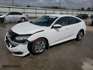 2018 Honda Civic Sedan LX with VIN 2HGFC2F55JH591845, listed as a Copart auction lot 49072685 with 91,028 mi miles and Salvage Title. Bid and sale history available at carsss.com. Image 1.