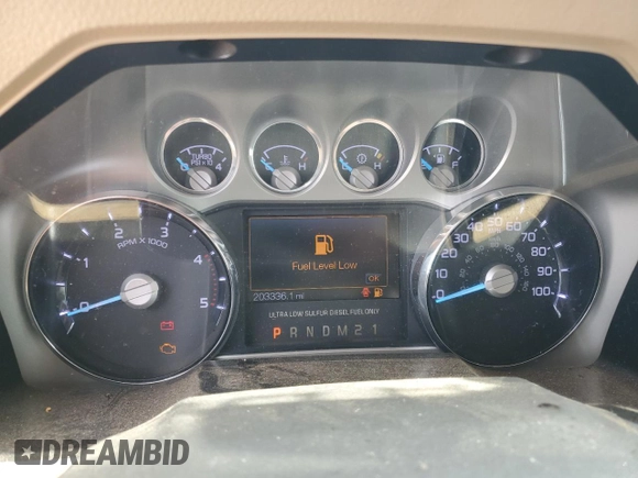 2013 Ford F-350 XL с VIN 1FT8W3DT3DEA29248, выставлен на аукционе Copart как лот 72631574 с пробегом 203 336 миль миль и Списание • Salvage title. История ставок и продаж доступна на DreamBid. Изображение 9.