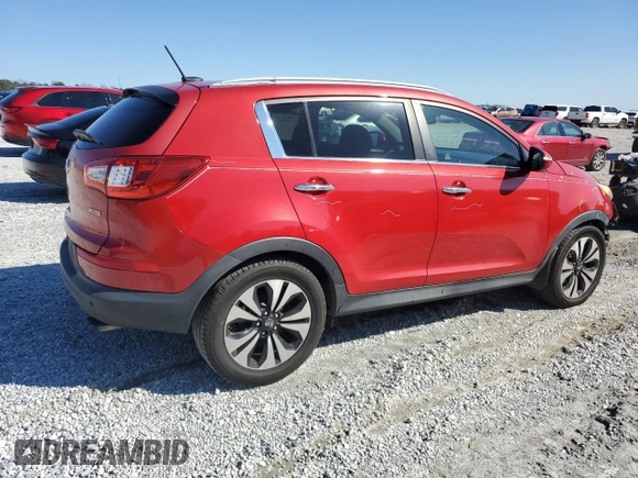 2011 Kia Sportage SX with VIN KNDPC3A64B7120176, listed as a Copart auction lot 48480145 with 208,933 mi miles and Salvage title. Bid and sale history available at DreamBid. Image 3.