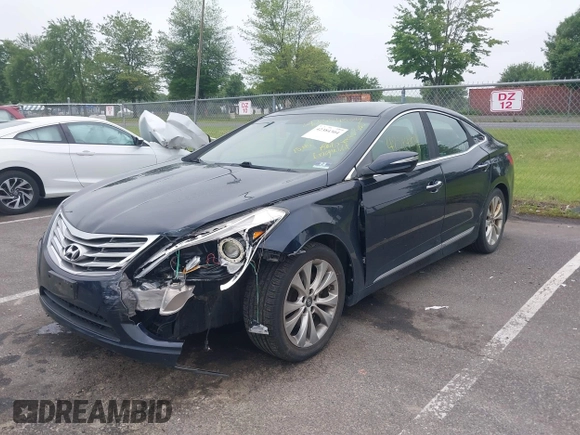 2013 Hyundai Azera with VIN KMHFG4JGXDA227569, listed as a IAAI auction lot 42384304 with 151,007 mi miles and . Bid and sale history available at DreamBid. Image 6.