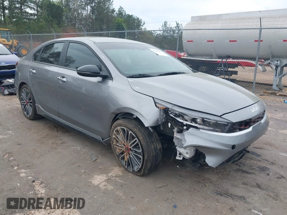 2023 Kia Forte GT with VIN 3KPF44AC1PE681401, listed as a IAAI auction lot 41884000 with 25,211 mi miles and . Bid and sale history available at carsss.com. Image 1.