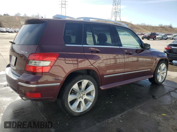 2010 Mercedes-Benz GLK 350 with VIN WDCGG8HB4AF356670, listed as a Copart auction lot 48237205 with 158,522 mi miles and Salvage Title. Bid and sale history available at DreamBid. Image 3.