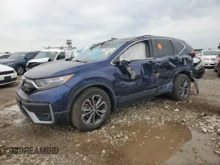 2020 Honda CR-V EX with VIN 2HKRW2H55LH616754, listed as a Copart auction lot 60933875 with Not provided miles and Salvage title. Bid and sale history available at DreamBid. Image 1.