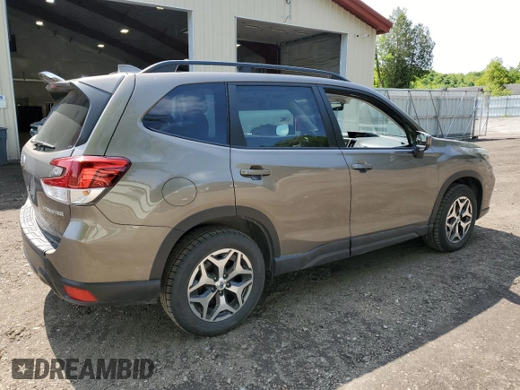 2020 Subaru Forester Premium with VIN JF2SKAJC4LH487213, listed as a Copart auction lot 59174435 with 26,827 mi miles and Salvage title. Bid and sale history available at DreamBid. Image 3.