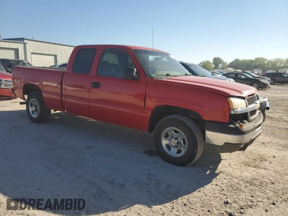 2003 Chevrolet Silverado 1500 with VIN 1GCEK19V63Z287185, listed as a Copart auction lot 73050214 with 198,487 mi miles and Salvage Title. Bid and sale history available at carsss.com. Image 4.