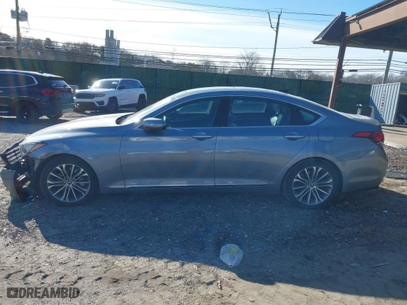 2016 Hyundai Genesis 3.8L with VIN KMHGN4JE3GU137577, listed as a IAAI auction lot 41599851 with 158,011 mi miles. Bid and sale history available at carsss.com. Image 14.