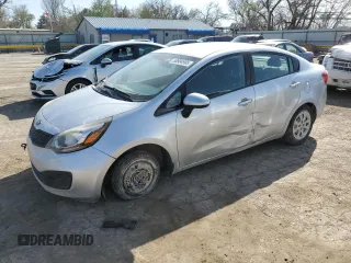 2014 Kia Rio LX with VIN KNADM4A36E6357268, listed as a Copart auction lot 50904995 with 147,112 mi miles and Clean Title. Bid and sale history available at carsss.com. Image 1.