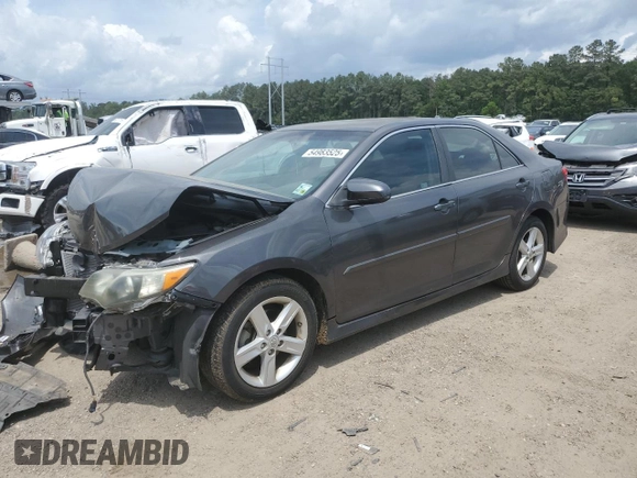 2014 Toyota Camry L with VIN 4T1BF1FK9EU732600, listed as a Copart auction lot 54983525 with 86,335 mi miles and Salvage Title. Bid and sale history available at DreamBid. Image 1.
