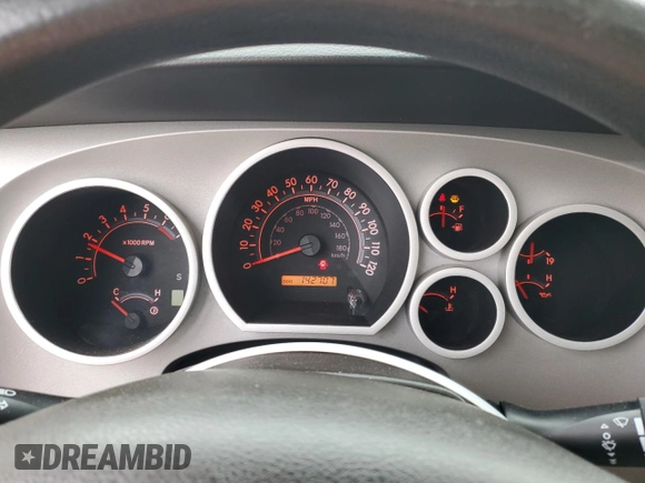 2009 Toyota Tundra 4WD Truck with VIN 5TFBW54139X091759, listed as a Copart auction lot 81697254 with 142,707 mi miles and Salvage Title. Bid and sale history available at carsss.com. Image 9.