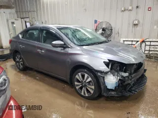 2019 Nissan Sentra S with VIN 3N1AB7AP9KY408995, listed as a Copart auction lot 47825935 with 82,077 mi miles and Salvage Title. Bid and sale history available at carsss.com. Image 4.