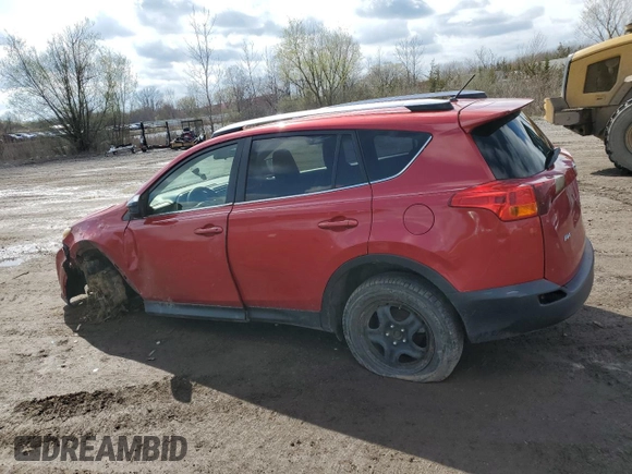 2015 Toyota RAV4 LE with VIN JTMBFREV8FD126981, listed as a Copart auction lot 53019285 with 185,248 mi miles and Salvage Title. Bid and sale history available at carsss.com. Image 2.