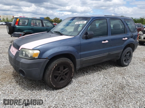 2005 Ford Escape XLS Value with VIN 1FMYU92Z95DA22100, listed as a Copart auction lot 57874705 with 192,057 mi miles and Salvage title. Bid and sale history available at DreamBid. Image 1.