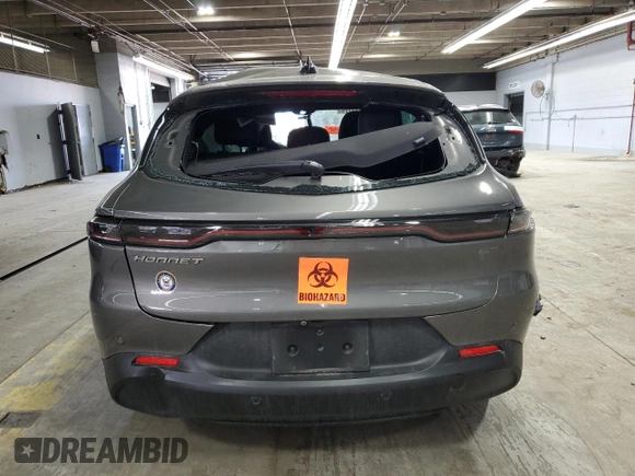 2024 Dodge Hornet GT Plus with VIN ZACNDFBN7R3A12165, listed as a Copart auction lot 49233215 with Not provided miles and Salvage title. Bid and sale history available at DreamBid. Image 6.