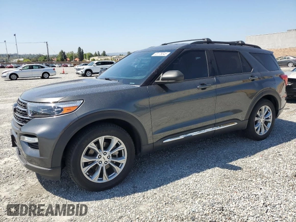 2020 Ford Explorer XLT with VIN 1FMSK7DH3LGA17183, listed as a Copart auction lot 55178045 with 84,140 mi miles and Salvage Title. Bid and sale history available at DreamBid. Image 1.