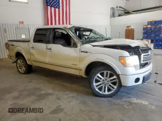 2012 Ford F-150 XL with VIN 1FTFW1ETXCFC76351, listed as a Copart auction lot 62602085 with 224,219 mi miles and Salvage title. Bid and sale history available at DreamBid. Image 4.