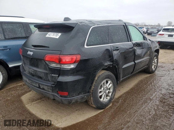 2020 Jeep Grand Cherokee Laredo E z VIN 1C4RJFAG3LC298226, wystawiony jako Copart lot #43779795 z przebiegiem 107 058 mil mil oraz Szkoda całkowita • Salvage title. Historia ofert i sprzedaży dostępna na DreamBid. Obrazek 3.