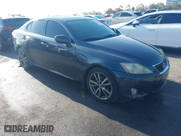 2008 Lexus IS 250 with VIN JTHBK262482059056, listed as a IAAI auction lot 41988302 with 203,953 mi miles. Bid and sale history available at carsss.com. Image 1.