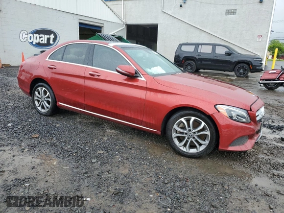 2017 Mercedes-Benz C 300 z VIN 55SWF4KB5HU216372, wystawiony jako Copart lot #59133715 z przebiegiem 96 762 mil mil oraz Szkoda całkowita • Salvage title. Historia ofert i sprzedaży dostępna na DreamBid. Obrazek 4.