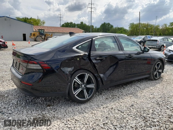 2023 Honda Accord Sport with VIN 1HGCY2F59PA046873, listed as a Copart auction lot 55757255 with 22,315 mi miles and Salvage title. Bid and sale history available at DreamBid. Image 3.