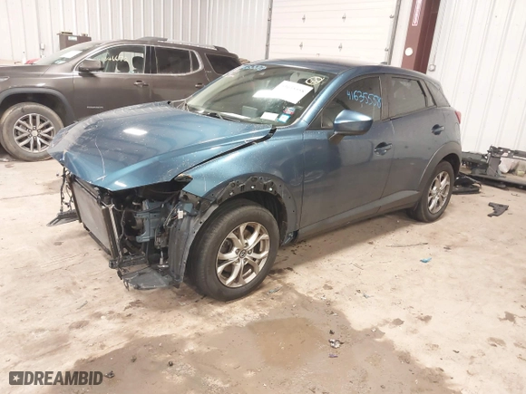 2018 Mazda CX-3 Sport with VIN JM1DKFB70J0321370, listed as a IAAI auction lot 41635558 with 53,995 mi miles. Bid and sale history available at carsss.com. Image 17.