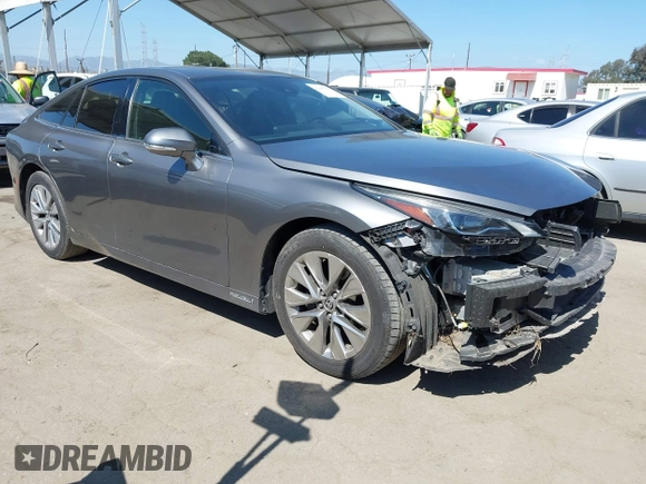 2021 Toyota Mirai XLE with VIN JTDAAAAAXMA002000, listed as a IAAI auction lot 42207752 with 33,017 mi miles and . Bid and sale history available at DreamBid. Image 1.