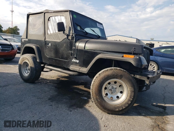 1995 Jeep Wrangler S with VIN 1J4FY19P0SP266468, listed as a Copart auction lot 74011814 with 269,912 mi miles and Salvage Title. Bid and sale history available at carsss.com. Image 4.