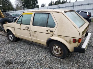 1981 Volkswagen Rabbit z VIN 1VWFB0178BV188835, wystawiony jako Copart lot #44329045 z przebiegiem 102 076 mil mil oraz Tytuł czysty. Historia ofert i sprzedaży dostępna na DreamBid. Obrazek 2.