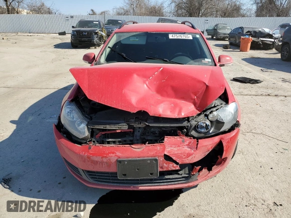 2013 Volkswagen Jetta SportWagen TDI with VIN 3VWPL7AJ0DM637170, listed as a Copart auction lot 47576765 with 75,458 mi miles and Salvage Title. Bid and sale history available at carsss.com. Image 5.