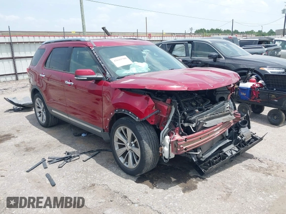 2018 Ford Explorer Limited z VIN 1FM5K7F82JGA46892, wystawiony jako IAAI lot #42619700 z przebiegiem 98 047 mil mil oraz . Historia ofert i sprzedaży dostępna na DreamBid. Obrazek 1.