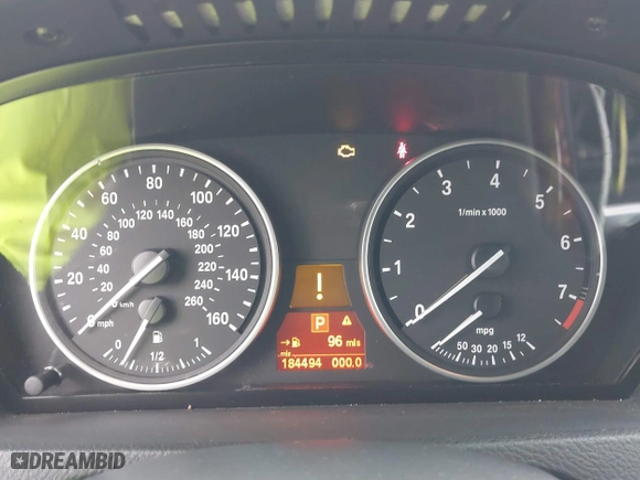 2007 BMW X5 3.0si with VIN 5UXFE43597L017476, listed as a IAAI auction lot 41459147 with 184,494 mi miles. Bid and sale history available at carsss.com. Image 7.