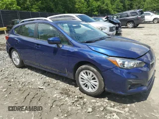 2018 Subaru Impreza Premium with VIN 4S3GTAD69J3718625, listed as a Copart auction lot 56623915 with 71,129 mi miles and Salvage title. Bid and sale history available at DreamBid. Image 4.