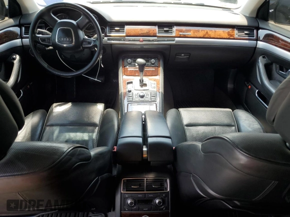 2010 Audi A8 with VIN WAURVAFA2AN007502, listed as a Copart auction lot 61910265 with Not provided miles and Clean title. Bid and sale history available at DreamBid. Image 8.
