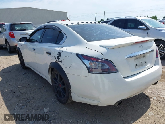 2012 Nissan Maxima S z VIN 1N4AA5AP9CC850910, wystawiony jako IAAI lot #42287722 z przebiegiem 224 468 mil mil oraz . Historia ofert i sprzedaży dostępna na DreamBid. Obrazek 3.