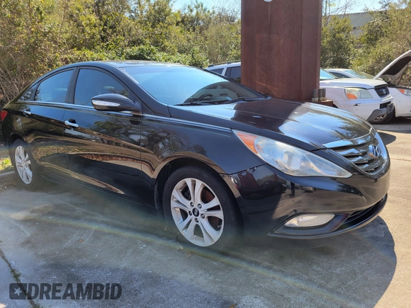 2011 Hyundai Sonata SE with VIN 5NPEC4AC6BH002791, listed as a IAAI auction lot 41705710 with 222,753 mi miles. Bid and sale history available at carsss.com. Image 2.