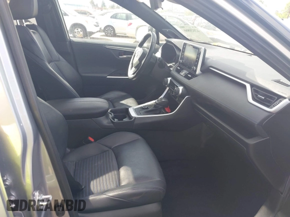 2021 Toyota RAV4 Hybrid XSE with VIN 4T3E6RFV6MU040399, listed as a IAAI auction lot 42020866 with 46,593 mi miles and . Bid and sale history available at DreamBid. Image 5.