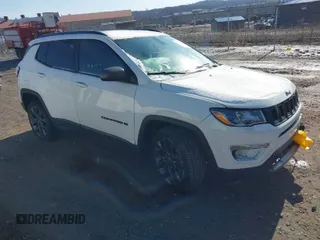 2021 Jeep Compass 80th Anniversary with VIN 3C4NJDEB5MT584554, listed as a IAAI auction lot 41705784 with 56,213 mi miles and . Bid and sale history available at DreamBid. Image 1.