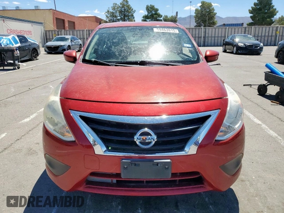 2015 Nissan Versa SV with VIN 3N1CN7AP5FL851292, listed as a Copart auction lot 59463915 with 35,365 mi miles and Salvage title. Bid and sale history available at DreamBid. Image 5.