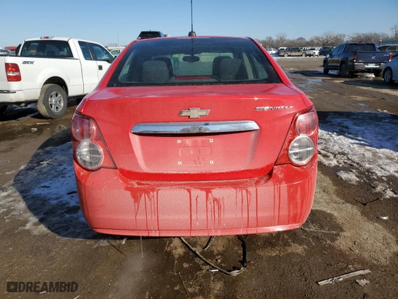 2015 Chevrolet Sonic LT with VIN 1G1JC5SH9F4115458, listed as a Copart auction lot 44235025 with 174,442 mi miles and Salvage Title. Bid and sale history available at carsss.com. Image 6.