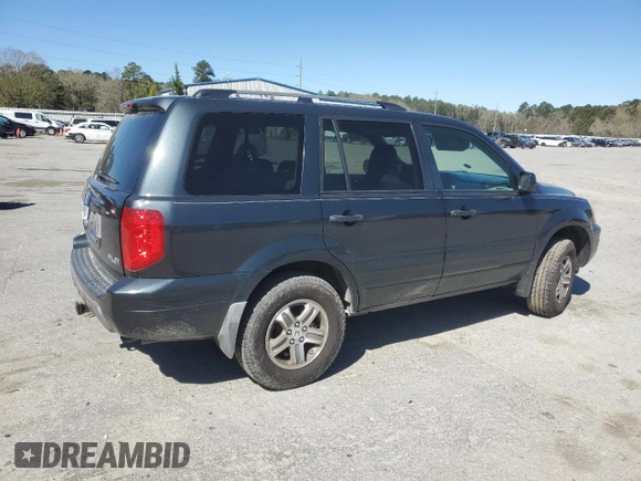 2005 Honda Pilot EX-L with VIN 5FNYF18505B022791, listed as a Copart auction lot 49183525 with 110,113 mi miles and Salvage Title. Bid and sale history available at carsss.com. Image 3.