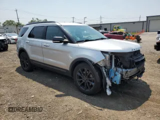 2018 Ford Explorer XLT with VIN 1FM5K7D88JGA52781, listed as a Copart auction lot 60280685 with 59,687 mi miles and Salvage title. Bid and sale history available at DreamBid. Image 4.