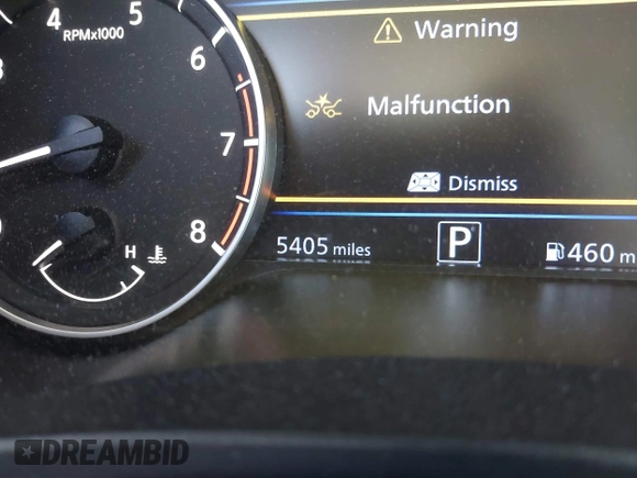 2025 Nissan Altima SV z VIN 1N4BL4DV6SN378171, wystawiony jako IAAI lot #42408449 z przebiegiem 5 405 mil mil oraz . Historia ofert i sprzedaży dostępna na DreamBid. Obrazek 7.