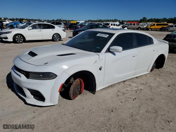 2021 Dodge Charger SRT Hellcat Redeye Widebody with VIN 2C3CDXL96MH500836, listed as a Copart auction lot 84683794 with 26,211 mi miles and Clean Title. Bid and sale history available at carsss.com. Image 1.