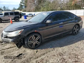 2016 Honda Accord Touring with VIN 1HGCR3F93GA027645, listed as a Copart auction lot 46379655 with 294,398 mi miles and Salvage title. Bid and sale history available at DreamBid. Image 1.