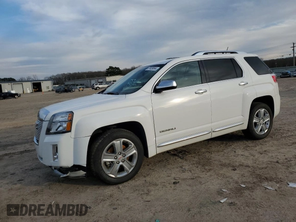 2015 GMC Terrain Denali with VIN 2GKALUEK4F6296481, listed as a Copart auction lot 87426554 with 66,962 mi miles and Salvage Title. Bid and sale history available at carsss.com. Image 1.