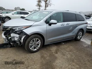 2023 Toyota Sienna Platinum with VIN 5TDESKFC6PS093059, listed as a Copart auction lot 84560654 with 19,173 mi miles and Salvage Title. Bid and sale history available at DreamBid. Image 1.