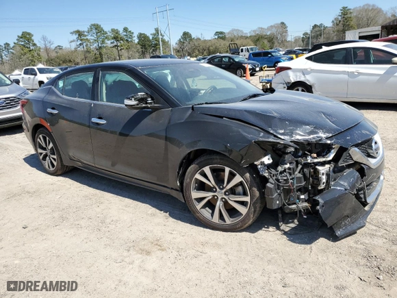 2017 Nissan Maxima SR with VIN 1N4AA6AP6HC416652, listed as a Copart auction lot 48131995 with 52,280 mi miles and Salvage Title. Bid and sale history available at carsss.com. Image 4.