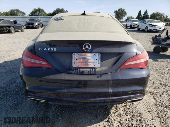 2018 Mercedes-Benz CLA 250 with VIN WDDSJ4EB9JN513510, listed as a Copart auction lot 61871585 with 124,877 mi miles and Clean title. Bid and sale history available at DreamBid. Image 6.
