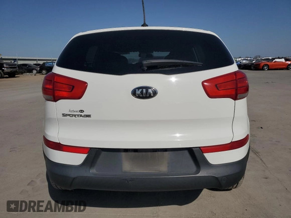 2015 Kia Sportage LX with VIN KNDPB3ACXF7762206, listed as a Copart auction lot 50105285 with 216,190 mi miles and Salvage Title. Bid and sale history available at DreamBid. Image 6.